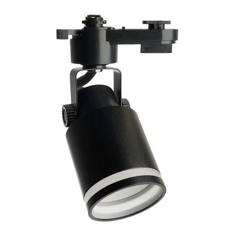 Светильник трековый AL188 под лампу GU10, черный серия Luna | 48707 FERON