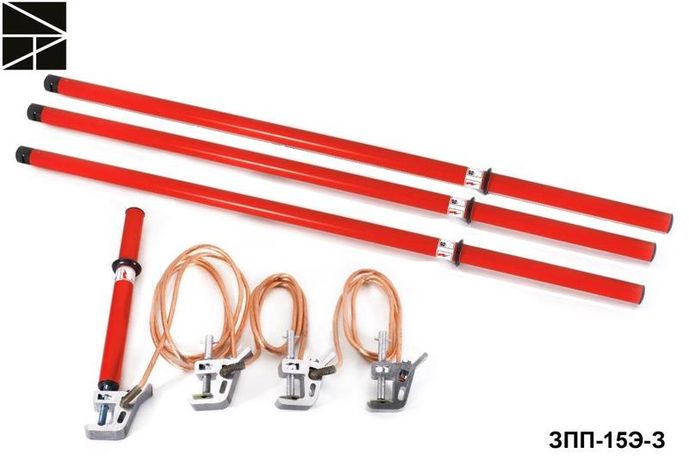 Заземление переносное для распределительных устройств ЗПП-15Э-3 сечен. 35мм ЭЛЕКТРО ТРЕЙД ET-Z143-3-35