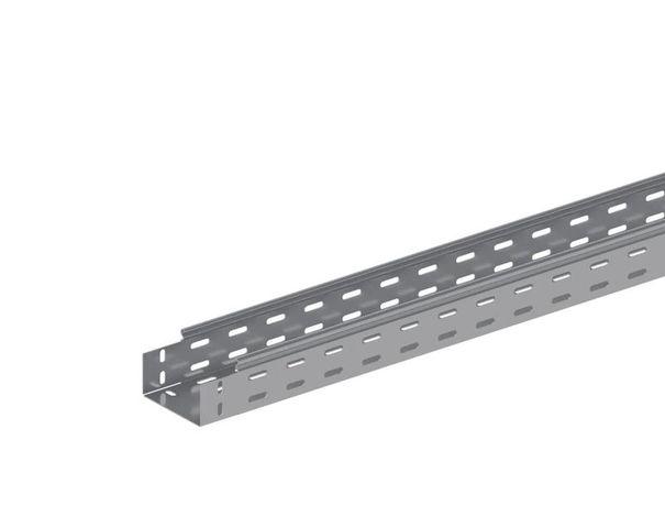 Лоток перфорированный 100х80х2000 мм монтаж без соединителей - Н0121151532 СОЭМИ