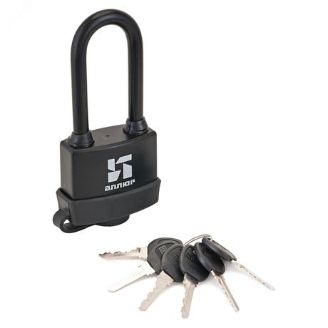 Замок навесной АЛЛЮР ВС1Ч- 375ПД КА всепогодный с одной секр. 3 кл. d8,5мм дл.дужка - 14678 ПТК