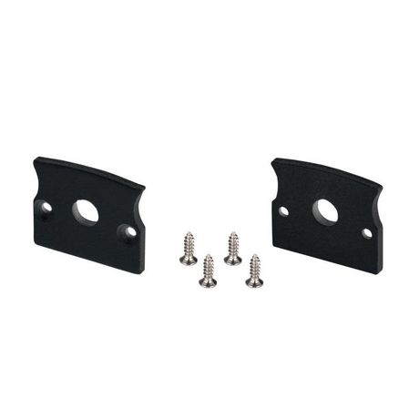 Заглушка СEIL-S14-SHADOW FLAT BLACK с отверстием (Arlight, Металл) | 040781 Arlight