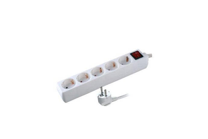 Удлинитель 5х1.5м с заземл. 16А IP20 S 5х1.5-ZDV 3.5кВт выкл. Volsten 9330