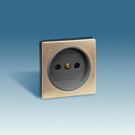 Накладка розетки Simon82 без заземл. шамп/граф. 82040-34