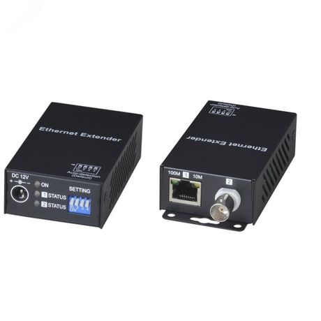 Удлинители комплект Ethernet по коаксиальному кабелю до 1000м IP09CK - 00013375 SC&T SC&T арт. 13375