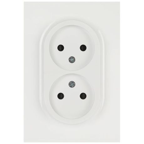 Розетка 2-м без заземл. СП 16А IP20 250В Arktik бел. MC Б0071681 MC арт. Б0071681