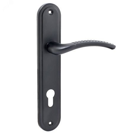 Комплект ручек АЛЛЮР 132-1 85 мм BL матовый черный - 13716 ПТК