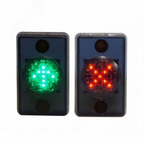 Мнемосхема Светодиодная красный крест - зеленая стрелка Promix-VI.LED.01 Промикс 4630053320204
