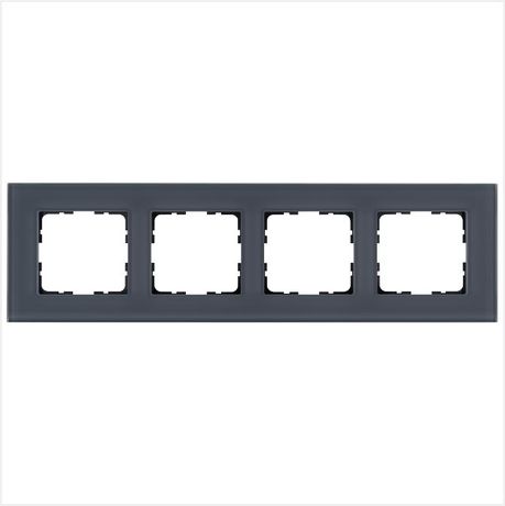 Рамка 4-м G-Glass стекло маренго Jasmart G1004GC