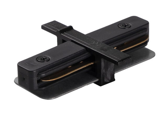 Коннектор чёрный I-обр. для встраиваемого шинопровода - 5031814 Jazzway