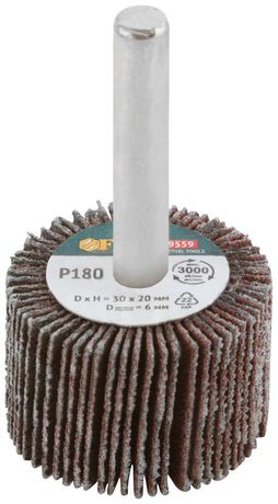Диск лепестковый для дрели радиальный 30х20х6 мм Р 180 - 39559 РОС