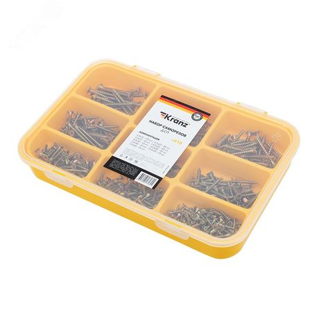 Набор саморезов для ДСП (510 шт) KRANZ - etmKR-01-3101-02 MEET