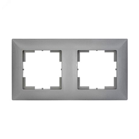 Мария Рамка двухместная МРФИ11.11.00.00 Алюминий - 110058 Кунцево
