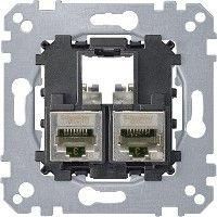 Механизм розетки комп. СП Merten Actassi RJ45 + CAT.6A STP SchE MTN4576-0022 Schneider Electric