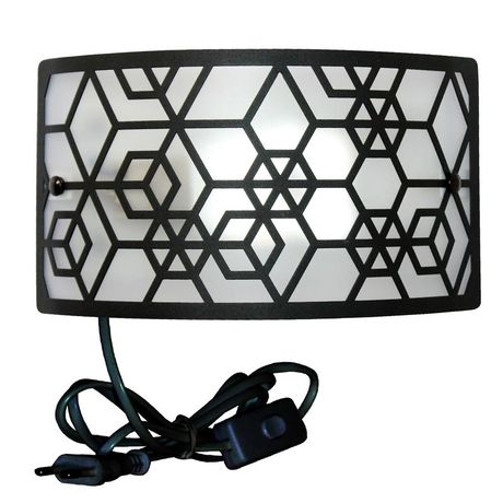 Светильник "Нордика" 250х140 НББ 06-40 М42 держ. винт/шнур черн. (ИМ) настенный муар Элетех 1005405244