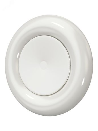 Анемостатт приточно-вытяжной металлический разъемный с фланцем окрашенный D100 - 00-00000378 ЭРА 10DUM