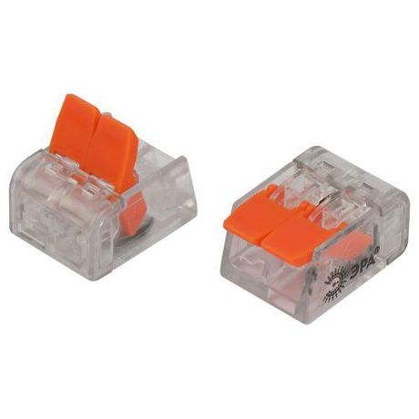 Клемма универсальная 221-412 компактная с рычагами 2-проводная 0.2-4 мм2 NO-225-428 (упаковка 4 шт.) - Б0067907 ЭРА