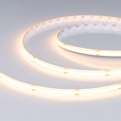 Лента светодиодная 11 Вт/м 24В 2700K IP65 84LED/м COB-X378-8mm CSP 5 м герметичная - 058303 Arlight