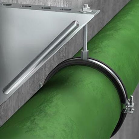 Хомут для труб FRS Plus 48-54 (1 1/2'') M8/M10 - 79446 Fischer