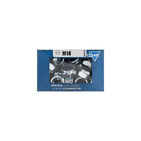 Гайка самоконтрящаяся М10 DIN 985 оцинк. (уп.40шт) Tech-Krep/Zitar 105255