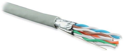 Кабель витая пара UFTP4-C6-S23-IN-LSZH-GY-500(500м)экр.U/FTP,к.6,4п(23AWG),одн.(solid),каж.п.в ф.,LSZH,нг(С)-HF,–20°C–+60°C,сер. | 47958 Hyperline