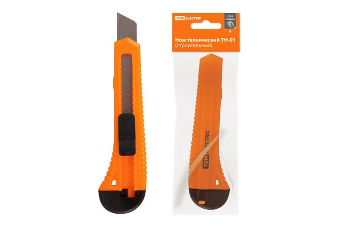 Нож технический (строительный), ТН-01, 18 мм, серия "Гранит" | SQ1033-0101 TDM