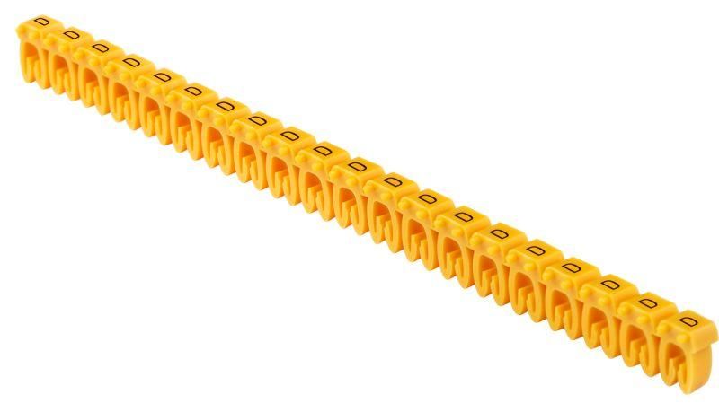 Маркер открытого типа KE 0,75-1,5мм2 символ 'D' (200шт/упак) IEK - UMK-KE1-D