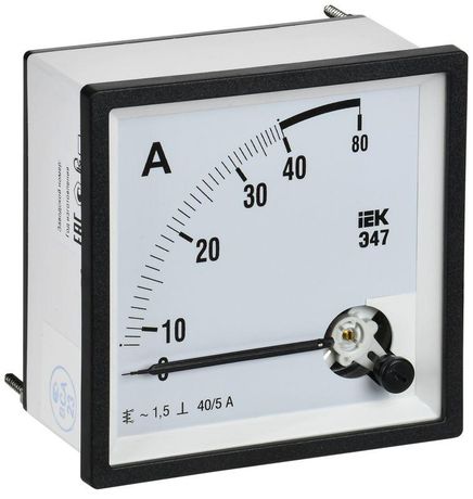 Амперметр Э47 40/5А кл. точн. 1,5 96х96мм | IPA20-6-0040-E IEK