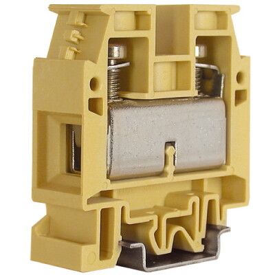 Клемма винтовая 50мм.кв бежевая термостойкая - ZCB710 ДКС