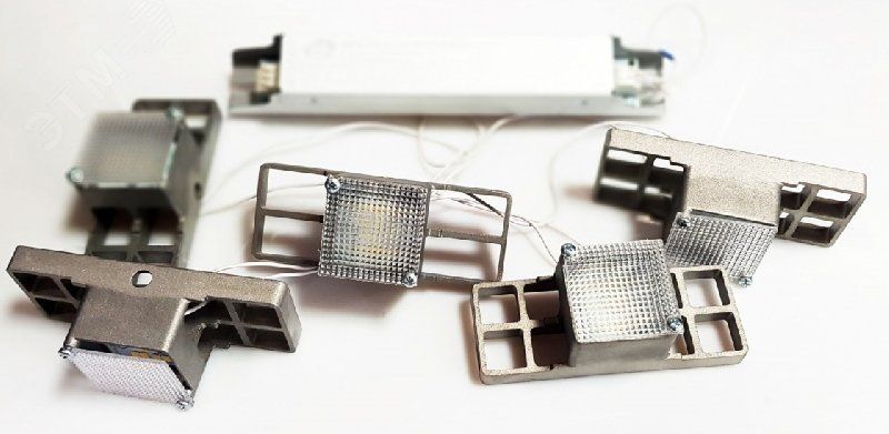 Светильник светодиодный ДВО-30Вт, IP20, 3100Лм, 4000К, Грильято, опал, яч.40х40,50х50мм Albatross - АТ-ДВО-07-30-04-О Атон