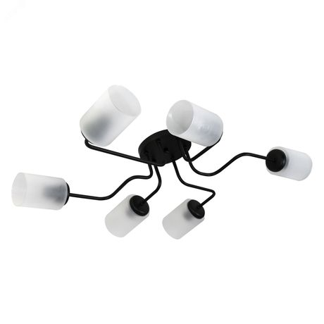 Светильник Техно 162 черн. (Плафон 8461) НСБ 01-6х60-114 Е27 ИУ - 1005404589 Элетех