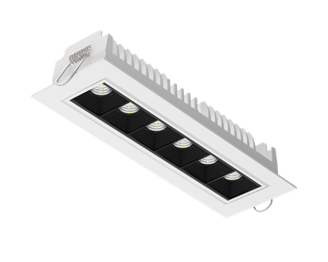 Светодиодный светильник DL-STELLAR встраиваемый поворотный 199x62x45mm 15W 3000K 34град белый | V1-R0-00409-10L25-2001530 VARTON VARTA Вартон арт. V1-R0-00409-10L25-2001530