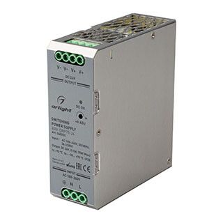 Блок питания ARV-DRP75-24 (24V, 3.15A, 75W) (Arlight, IP20 Металл, 5 лет) | 040232 Arlight