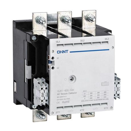 Контактор вакуумный CJX1-630/44K 630А(АС3) 4НО+4НЗ AC/DC 380В 50/60Гц | 275698 CHINT