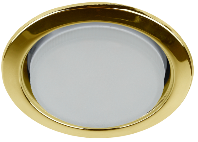 Светильник встраиваемый KL35 GD-10 /1 под лампу Gx53 220V 13W золото (упаковка 10 шт) (10/100/2400) ЭРА - Б0048949