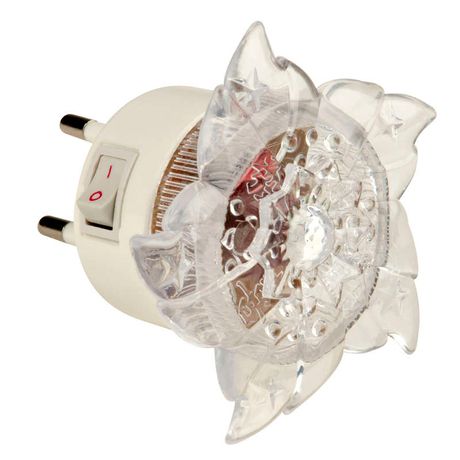 Ночник светодиодный DTL308 0,5W 4LED триколор (красный, синий, зеленый) Цветок Uniel - 10320