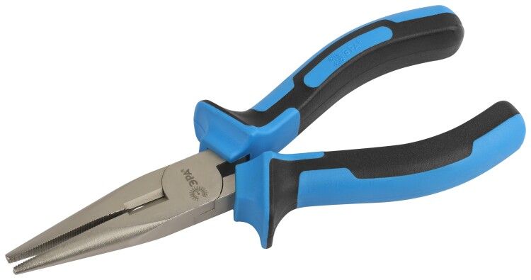 Тонкогубцы 160 мм с длинным носом двухкомпонентные рукоятки | Б0055915 ЭРА
