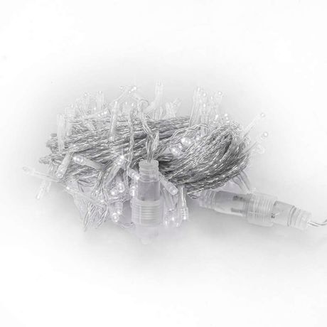 Гирлянда светодиодная LD120-W-E 120 с доп. подключ. до 20 модулей 12м бел. SHLights 4607144111676