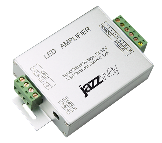 Усилитель для ленты светодиодной LED RGB 144Вт 12В 3x4А | 1002150 Jazzway