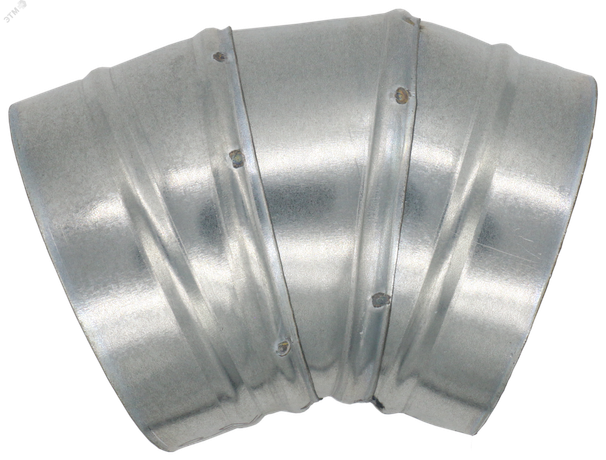 Отвод из оцинкованной стали для круглых воздуховодов на 45° D125 - 00-99136666 ЭРА 125OTG45