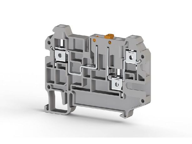 Клеммник 3-х выводной 4кв.мм сер. AVK 4CEA Klemsan 325239