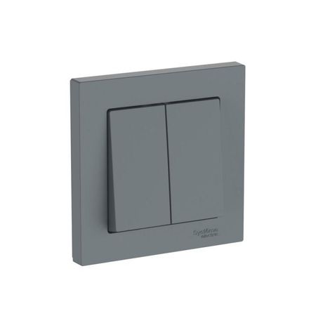 Выключатель 2-кл. AtlasDesign (сх. 5) 10AX быстрозажим. клем. в сборе грифель SE ATN000752S APC