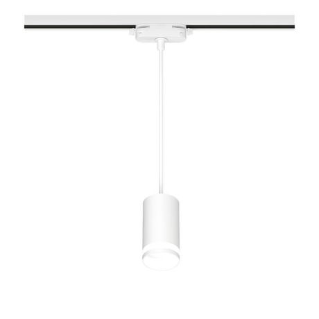 Светильник трековый подвес ARTLINE 55х55х100мм GU10 230В алюм./пластик. 2.6кв.м бел. Ritter 59929 0