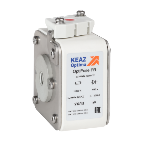 Предохранитель OptiFuse FR-S33-690V-1000A-TF | 345807 КЭАЗ