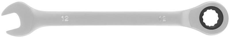 Ключ комбинированный трещоточный, CrV реверсивный механизм 12 мм - 63462 РОС