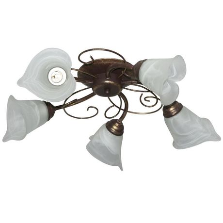 Светильник Сюита 151 кор.муар.зол. (Плафон 04812) НПБ 01-5х60-115 Е14 ИУ - 1005404151 Элетех