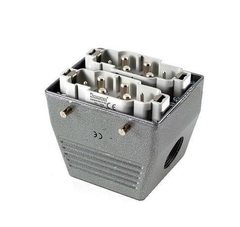 Вилка боковой ввод 12 полюсов 2х(4х80А+2х16А) EMAS EBM812FU10