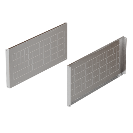 Панели боковые для секционирования В300 Г800 мм (2 шт) AleSta | AleSta-PCV38 EKF