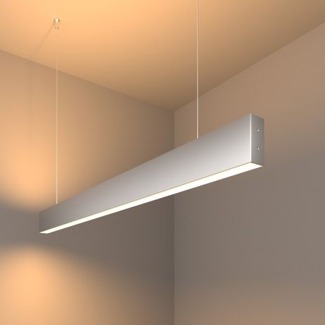 Светильник светодиодный подвесной линейный двусторонний 103см 40W 3000K матовое серебро (101-200-40-103) | a041520 Elektrostandard