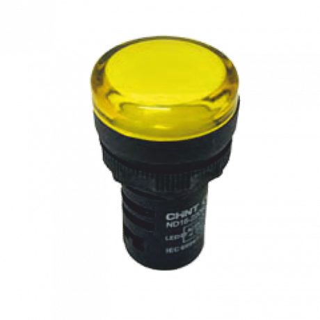 Индикатор ND16-22D/2 желтый AC/DC380В (R) | 592864 CHINT
