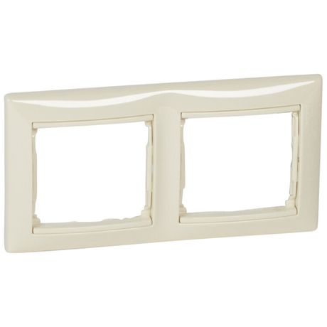 Рамка 2-м Valena горизонт. сл. кость IEK 774352 Legrand